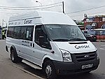 Бесплатный автобус Genser в пункт аренды автомобилей АрендаАвто-чкв на Новорязанском шоссе